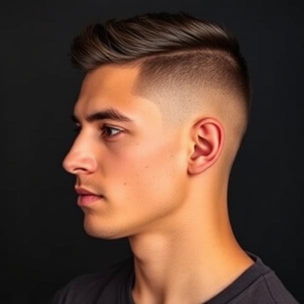 High skin fade cut